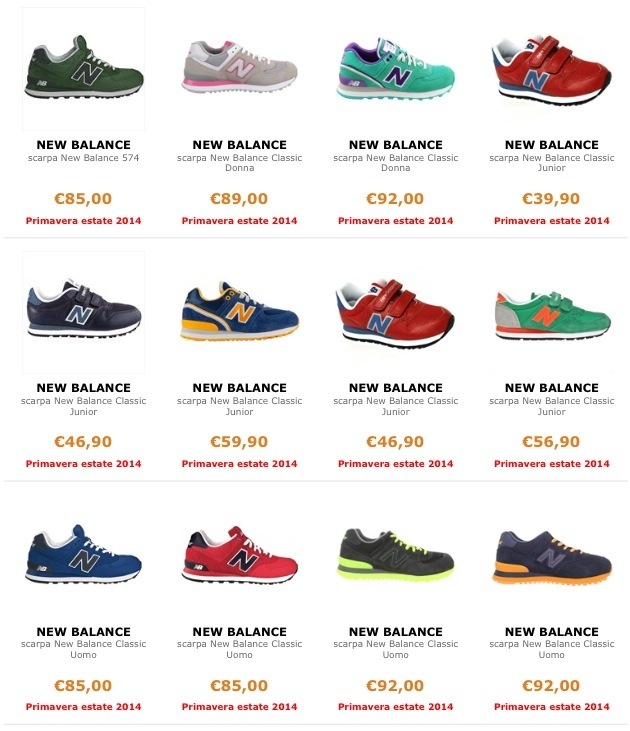 new balance nuovi arrivi